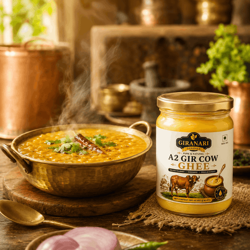 Giranari Organics A2 Gir Cow Ghee, Bilona Churned, 100% Natural