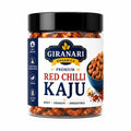 Giranari Organics Premium Red Chilli Kaju, Spicy Crunchy Cashews, 100% Natural, Vegan, Gluten Free, No Additives