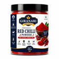 GIRANARI ORGANICS Premium Red Chilli Powder 200g, Pure Natural Ground Red Mirch Powder, Rich Color and Aroma Spice for Cooking, Chemical Free Gluten Free Vegan Masala for Indian Kitchen and Everyday Recipes