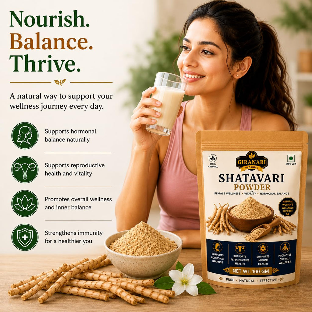 Shatavari Powder, 100% Natural, Female Wellness, Hormonal Balance