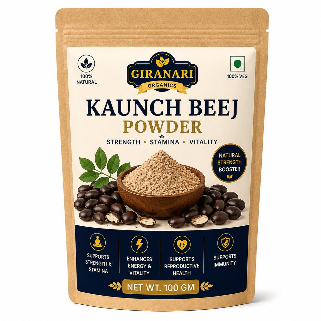 Kaunch Beej Powder, 100% Natural, Supports Strength, Stamina & Vitality, 100 gm
