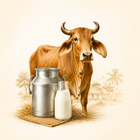 Fresh A2 milk from native Gir cows