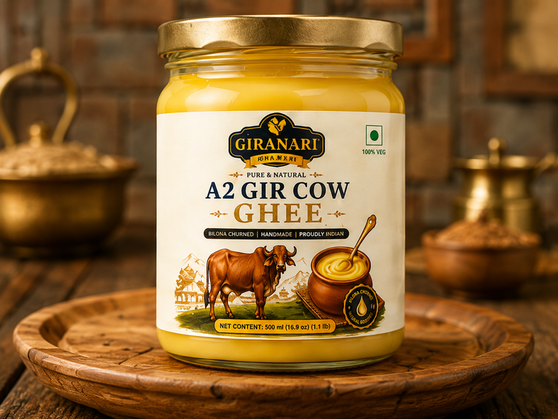 Rich aroma of Giranari A2 Gir Cow Ghee