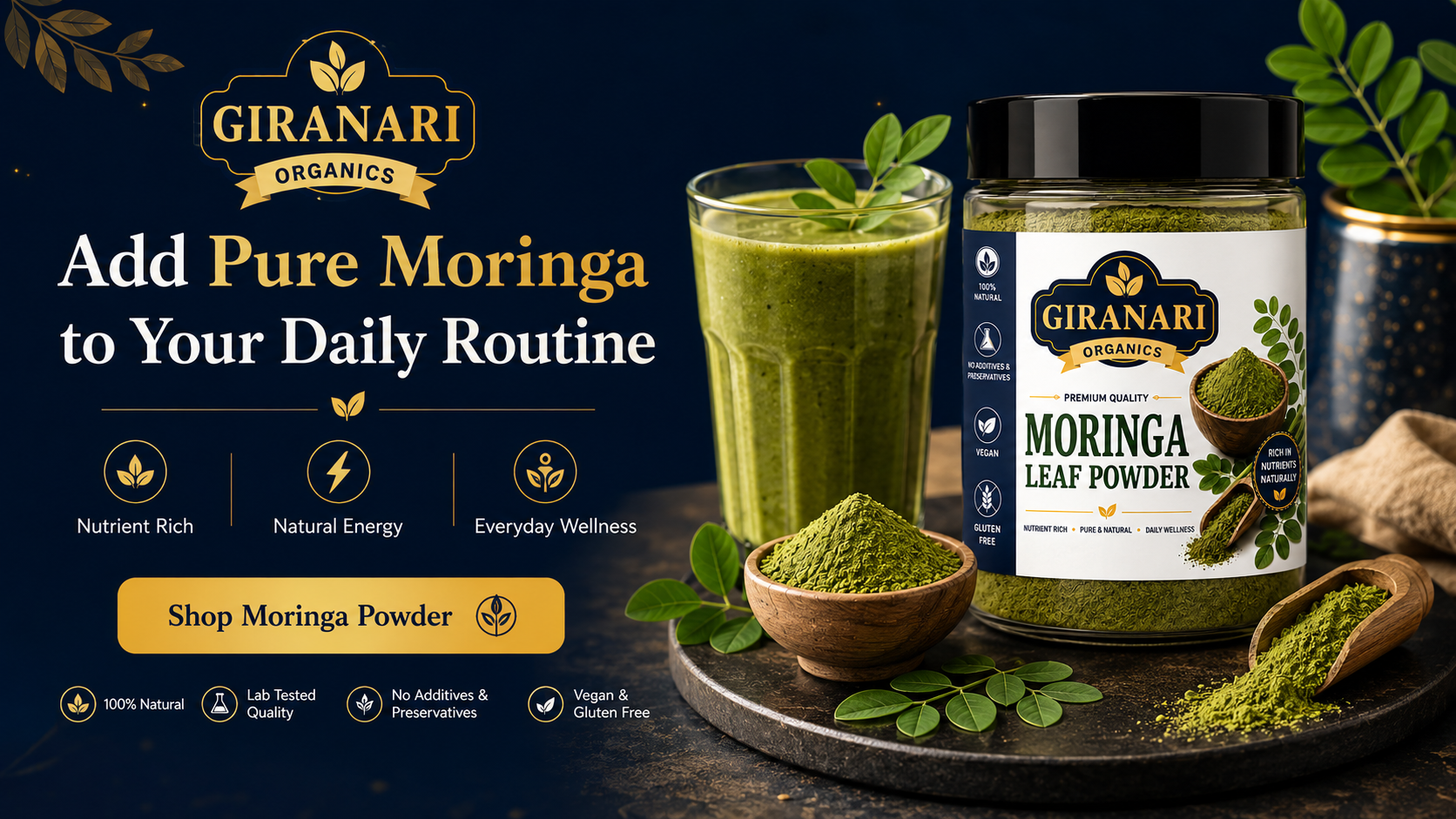 Add Pure Moringa to your daily routine